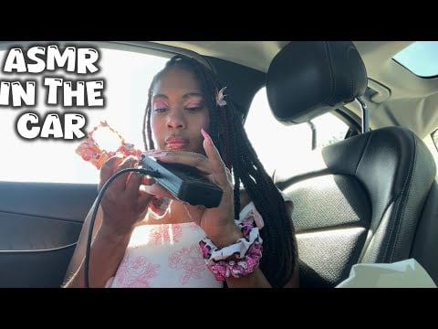 ￼ASMR, but it’s in my car and I’m showing you things I bought from an antique shop