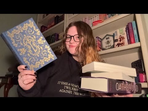 first book haul of 2025 ASMR 🗝️ | special editions, new releases +