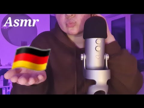 Asmr in German 🇩🇪 // tingly trigger words