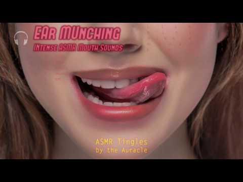 Intense 👄 👅 💦 [ASMR] ★ Double Ear Munching, licking, nibbling ★ [Binaural]