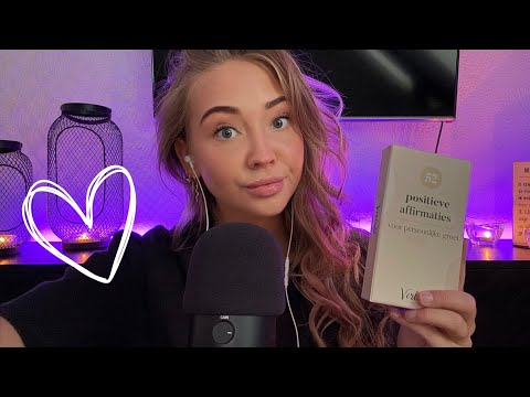 Nederlandse ASMR| Positieve affirmaties fluisteren| Slaap gegarandeerd😴✨💞