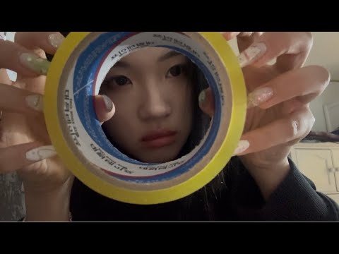 긴 손톱으로 책상 위 물건들 탭핑하기 asmr Tapping things on the desk with long fingernails