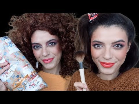 ASMR | A Very Maria Connismas! 🎄 (80s Makeup & Sassy Gum Chewing)