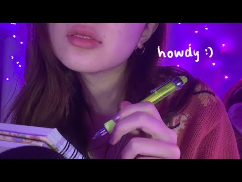 ASMR Asking You Random Personal Questions ✍️ (soft spoken)