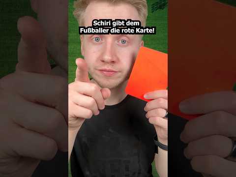Schiri gibt dem Fußballer die rote Karte! #asmr