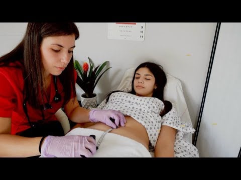 ASMR Real Person Medical Exam | Abdominal Assessment, Head Massage, TSA Pat Down, Soft Spoken