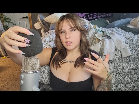 ASMR- Mic Swirling, Bare Mic Scratching, Mouth Sounds & Other Triggers!