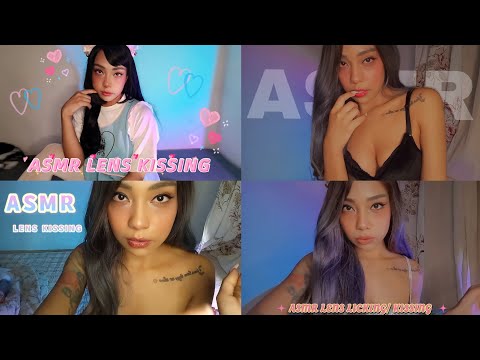 ASMR 1H DE LENS LICKING KISSING, SEM ANÚNCIO NO MEIO, COMPILATION #ASMR #LENSLICKING #LENSKISSING