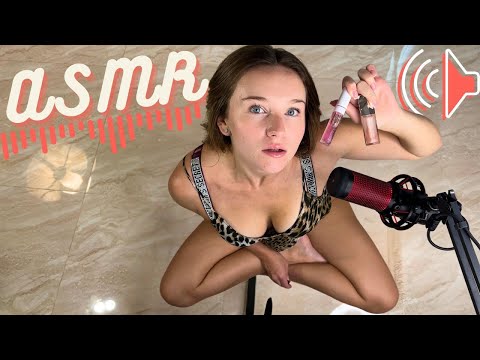 ASMR - From Above Mic Pumping - Crazy Tingles - Lip Gloss Sounds from Julia