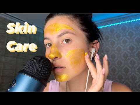 Asmr skin care in 1 minute