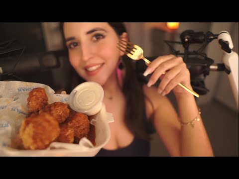 ASMR MUKBANG 🍗🥘 COMIENDO BONELESS CRUJIENTE Y RELAJANTE (EATING SOUNDS)