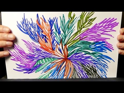Marker Drawing ASMR | Draw With Me