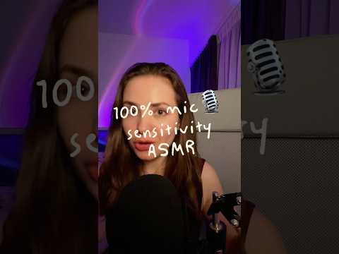 ASMR 100% mic 🎙️ sensitivity #asmr #asmrsounds #asmrvideo #asmrshorts