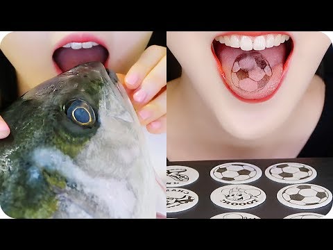 WEIRD FOODS ASMR COMPILATION #4 🤣