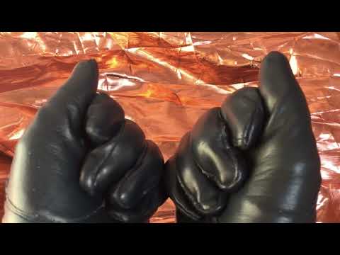 LEATHER GLOVES 🫱 VINTAGE 👉 KEEPING  THEM  FLEXIBLE   [[ASMR]]