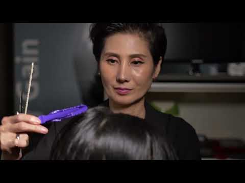 미용실 ASMR 가위소리 사그락 사그락   Scissors/Korean beauty salon