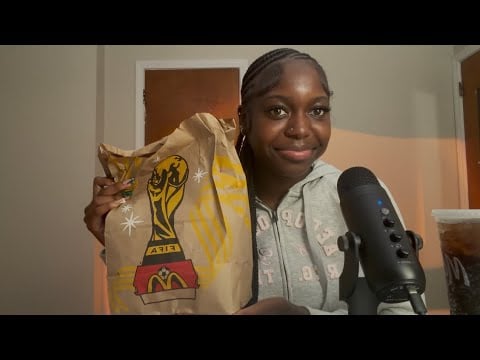 ASMR McDonald’s FIFA Meal Mukbang🍟⚽️