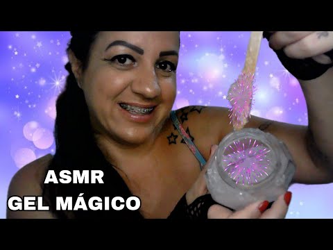 ASMR-GEL MÁGICO #asmr #sonsdeboca #asmrportuguês #relaxar #rumo11k