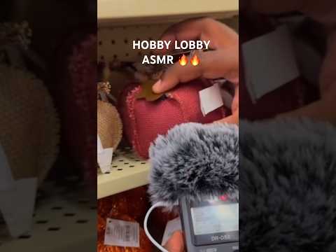 I DID ASMR IN HOBBY LOBBY | PUBLIC ASMR TINGLES #asmr #asmrsounds #shorts #youtubeshorts