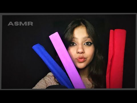 ASMR RELAXANTES SONS DE PAPIS - Binaural - Português [ Gatilhos para te fazer dormi ] Luiza Aro Asmr