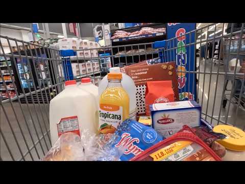 Grocery Shop & Chill Public ASMR for the background Walmart shop with me