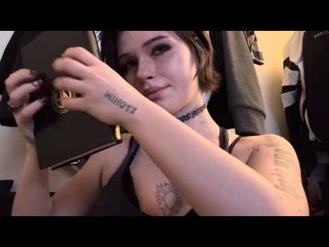 first asmr video!!!! lofi tapping/tracing/rubbing