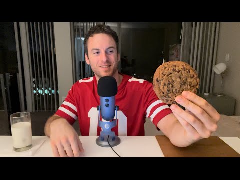 ASMR Eating Milk & Cookies || Soft Spoken and Mouth Sounds for Relaxation || Love, Live, ASMR