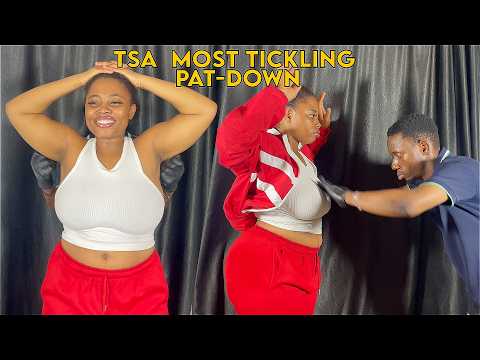 ASMR TSA Security Check -  ASMR Fast & Aggressive Tickling Full Body TSA Pat Down | Unintentional