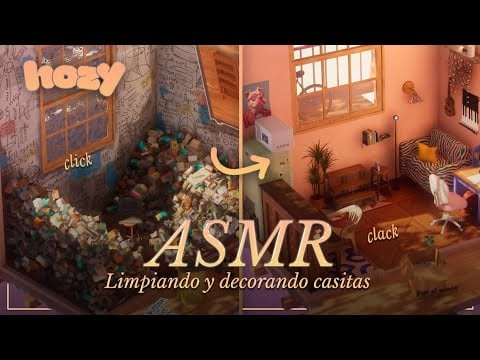 ASMR ✧ ¿Nos relajamos limpiando y decorando habitaciones? 🧼 Hozy (Playtest) [susurrado]