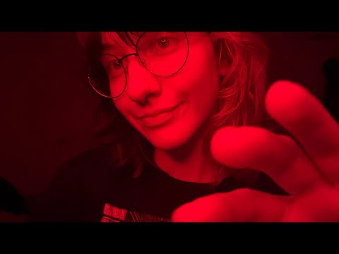 ASMR hand movement and picking at your face ( personal attention , lofi , subtle mouth sounds)