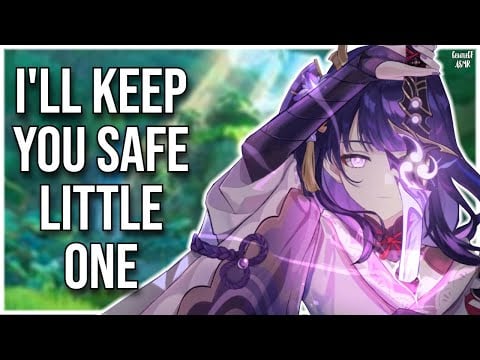 3DIO | Raiden Shogun Keeps You Safe 💜 | Genshin Impact ASMR | Atmospheric Audio with Heartbeats
