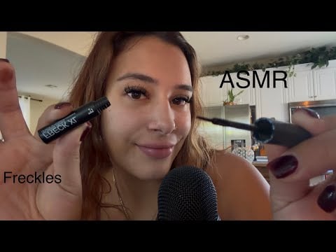 ASMR Giving you Freckles (Personal attention, Mouth sounds, 67)✨✨