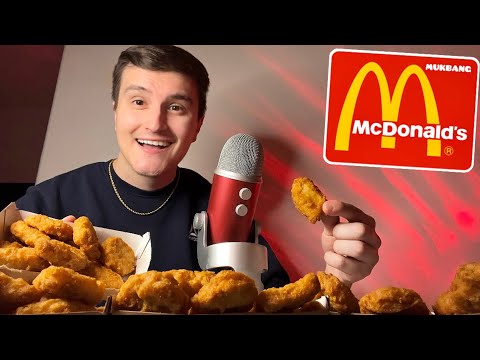 ASMR | McDonald’s Chicken Nugget CHALLENGE Mukbang 🐔🍗