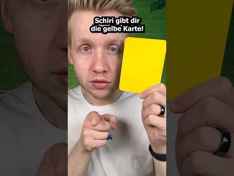 Schiri gibt dir die gelbe Karte! #asmr