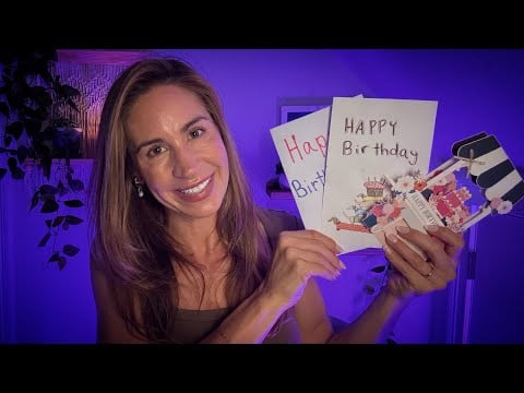ASMR | Birthday Storytime 🎂✨ A Cozy Chat + Birthday Gift Haul | Whispered