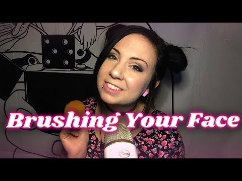 ASMR Brushing Your Face Whisper