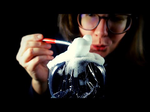 ASMR crinkle sounds and shaving foam for ulimate TINGLES