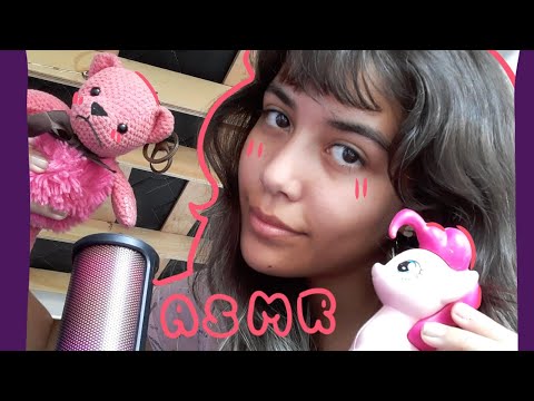 ASMR - objetos rosas!!