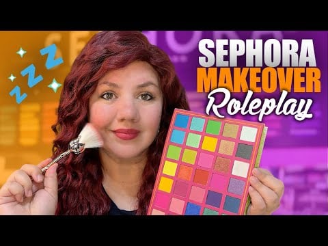 ASMR Sephora BEAUTY Consultant DOES your MAKEUP Roleplay