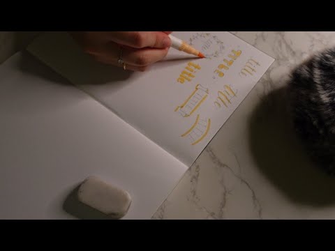 ASMR | Writing/scribbling/drawing sounds ✍🏻🖊️ [NO TALKING]