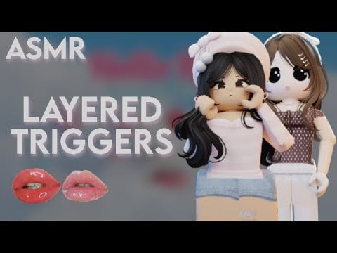 ASMR COLLAB ★ Tingly Duo (Layered Mouth Sounds + Trigger Words) @angelictingles  😴💗