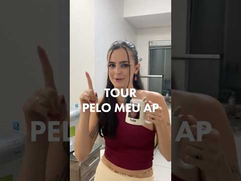 Tour pelo meu ap morando sozinha! #asmr