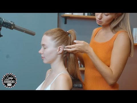 Golden Glow ASMR Massage by Barber Lady Olga