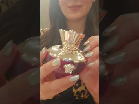 ASMR Versace Dylan Purple Fragrance Perfume Sounds #asmr #triggersforsleep #asmrsounds #nightsounds