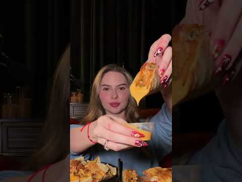 This Grilled Cheese Burrito was EVERYTHING. 🧀🔥 #ASMR #TacoBell #foodlover