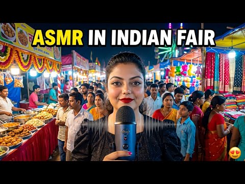 ASMR IN INDIAN FAIR 😍