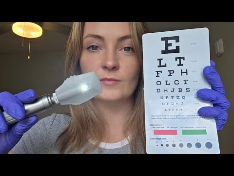 ASMR Realistic Eye Exam 