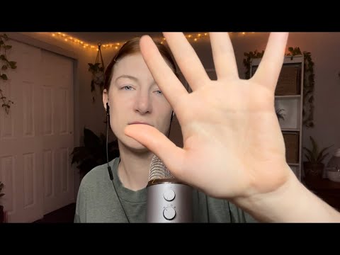 ASMR whispered meditation & hand movements