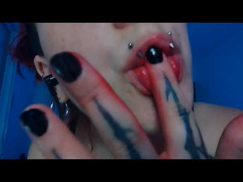 ASMR | Spit Painting INSANO com Lens L1cking 💦