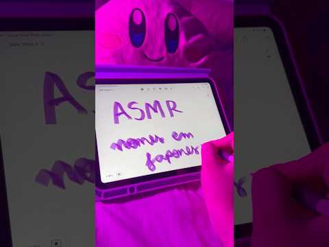 ASMR escrevendo o nome de vcs em japonês 💖 canal: isa hori ASMR #asmr #escrevendonome